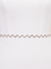 Photograph: Perfect Bridal Slim Delicate Rhinestone Leaf Bridal Belt