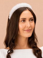 Fotografia: Perfect Bridal Sparkling Clear Crystal Padded Bridal Headband