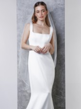 Photograph: Rainbow Club Cheerfulness Single Tier Veil with Scattered Diamantes