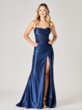 Zdjęcie: Suknia na studniówkę Tiffanys Lulu w kolorze granatowym (model TFY)