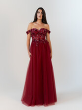 Photograph: Tania Olsen Dove Red Prom Dress