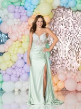Photograph: Tiffany's Allie Blue Prom Dress