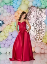 Photograph: Tiffanys Danielle Red Prom Dress