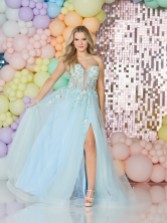 Photograph: Tiffanys Delta Light Blue Prom Dress