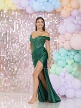 Photograph: Tiffanys Gia Dark Green TFY Prom Dress