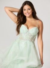 Photograph: Tiffanys Hayley Sage Green TFY Prom Dress