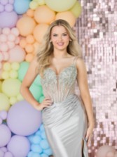 Fotograf: Tiffanys Iris Silber Abschlussballkleid