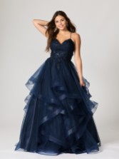 Photograph: Tiffanys Nadia Navy TFY Prom Dress