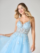 Photograph: Tiffanys Quinn Pale Blue TFY Prom Dress