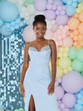 Photograph: Tiffanys Scottie Pale Blue Prom Dress