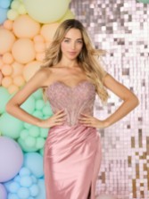 Photograph: Tiffanys Vivian Rose Pink Prom Dress