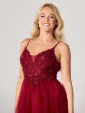 Fotografia: Vestido de baile Madeline Wine da Tiffany's