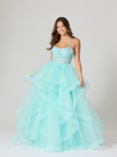 Fotografia: Vestido de baile Tiffany's Abby Aqua Blue TFY