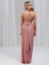 Fotografía: Vestido de dama de honor Emily Rose en rosa oscuro, de múltiples estilos (talla única)