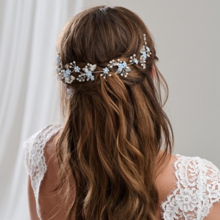 Arianna Forget Me Not Floral Hair Vine AR599