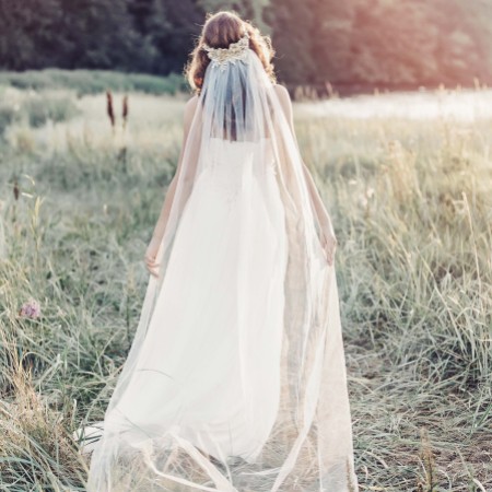 Gaia Bohemian Inspired Floral Veil