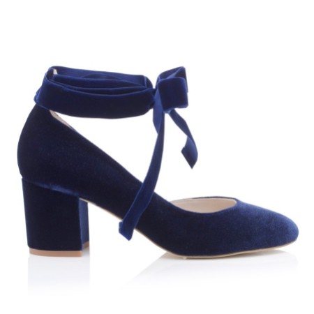 navy low heel shoes for wedding