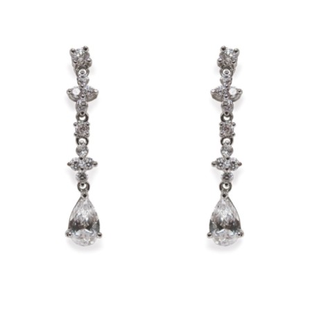 Ivory and Co Kensington Cubic Zirconia Wedding Earrings