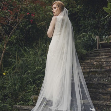 Joyce Jackson Camden Floral Embellished Veil