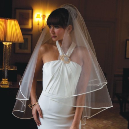 Joyce Jackson Grenada Narrow Satin Edge Veil