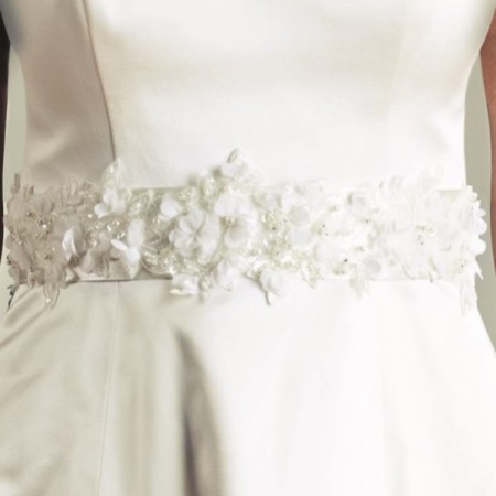 Joyce Jackson Moorhaven Flowers and Lace Dress Belt