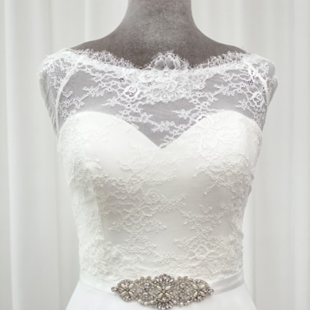 Perfect Bridal Antonia Crystal and Pearl Wedding Dress Belt