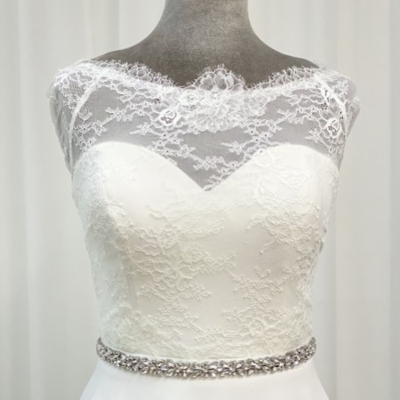 Perfect Bridal Gabrielle Slim Crystal Embellished Wedding Belt