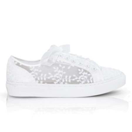 lace wedding trainers