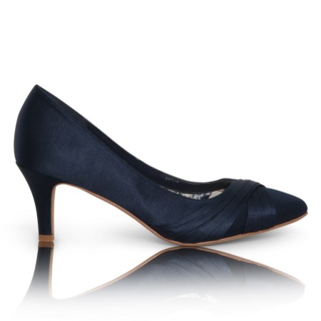 ladies navy occasion shoes