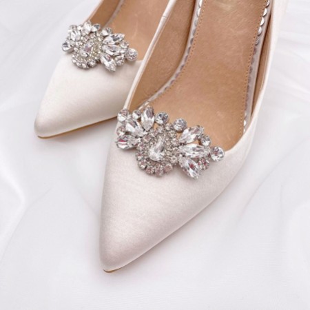 bridal shoe clip wedding shoe clip Shoe clip rhinestone shoe clip sparkling shoe clip pearl shoe clip