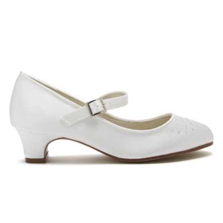 white childrens bridesmaid shoes