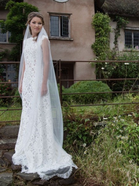 Joyce Jackson Brisbane Art Deco Inspired Embellished Veil