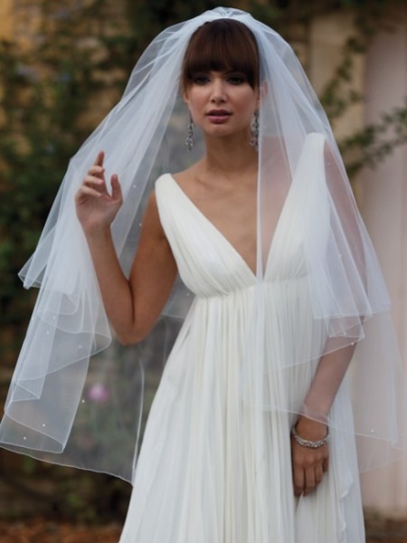 Joyce Jackson Sahara Two Tier Diamante Veil