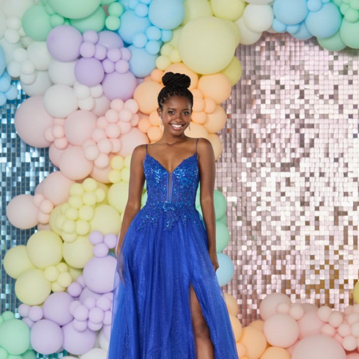 Abito da ballo Tiffanys Sabina blu reale