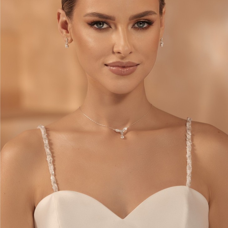 Alças removíveis finas para vestido em branco, com pérolas, strass e contas