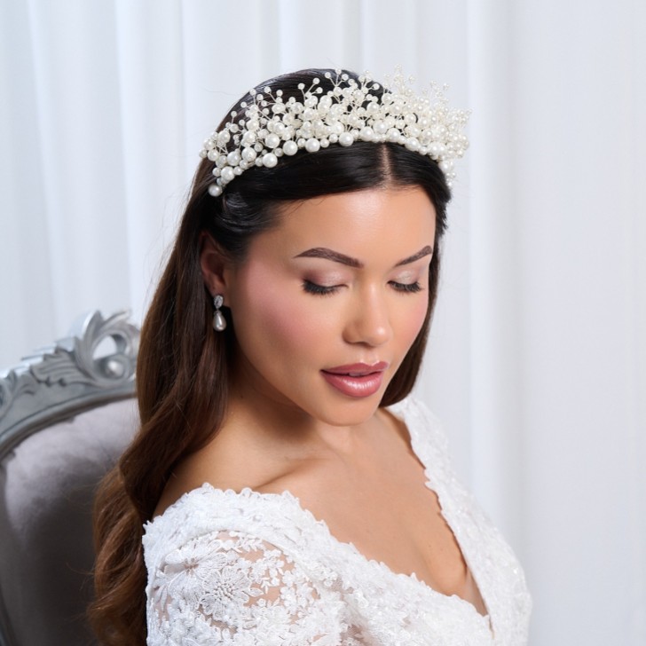 Arianna Tiara z perłami „Everlasting Statement” AR598