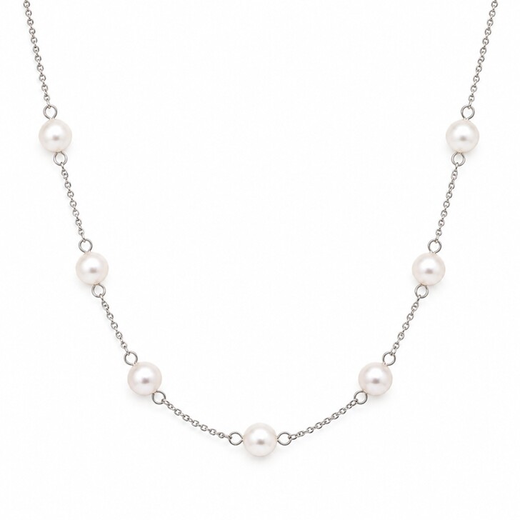 Collier de perles raffiné Evie Silver