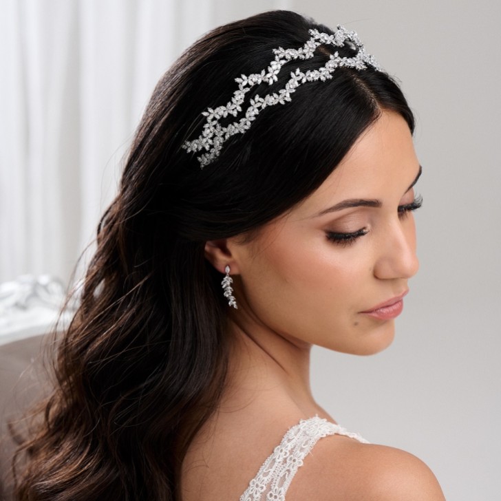 Cortez Duo Cubic Zirkonia Doppelstirnband