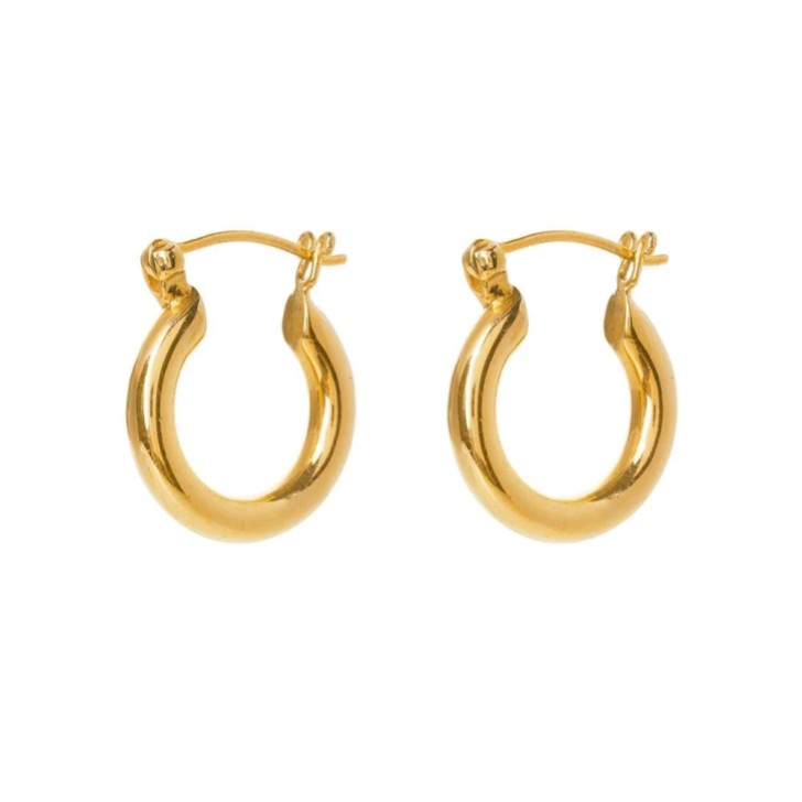 Freya Rose Gold Mini Hoop Earrings
