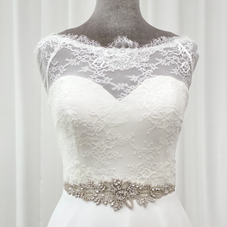 Hamilton Vintage Beaded and Crystal Embellished Bridal Belt