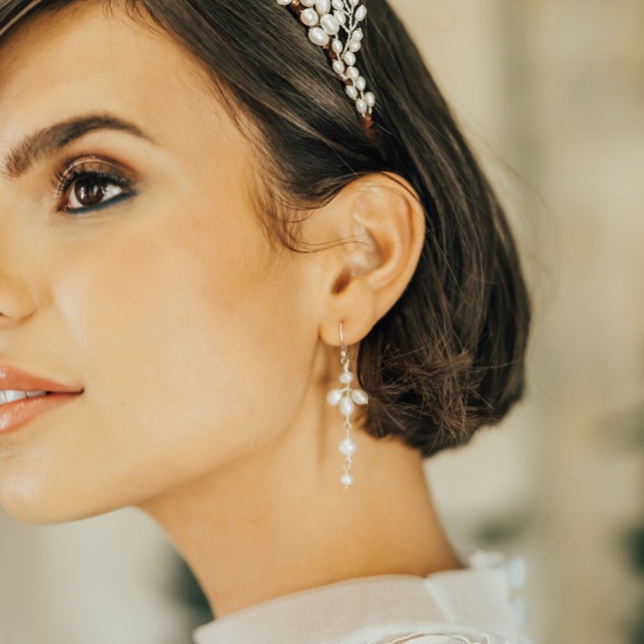 Hermione Harbutt Cafe Pearl Droplet Earrings