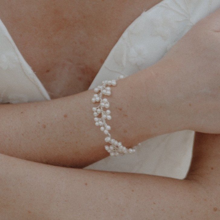 Hermione Harbutt Pulseira de pérolas de água doce para meninas