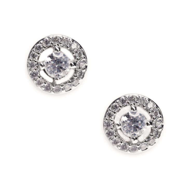 Ivory and Co Brincos de cristal Balmoral