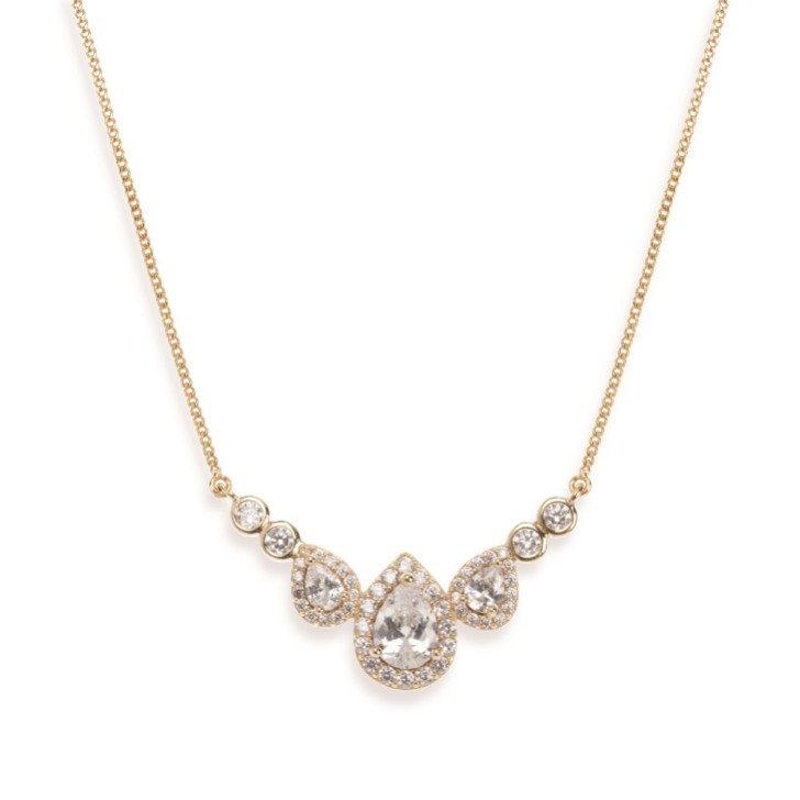 Ivory and Co Collar de boda Sorbonne Crystal (dorado)
