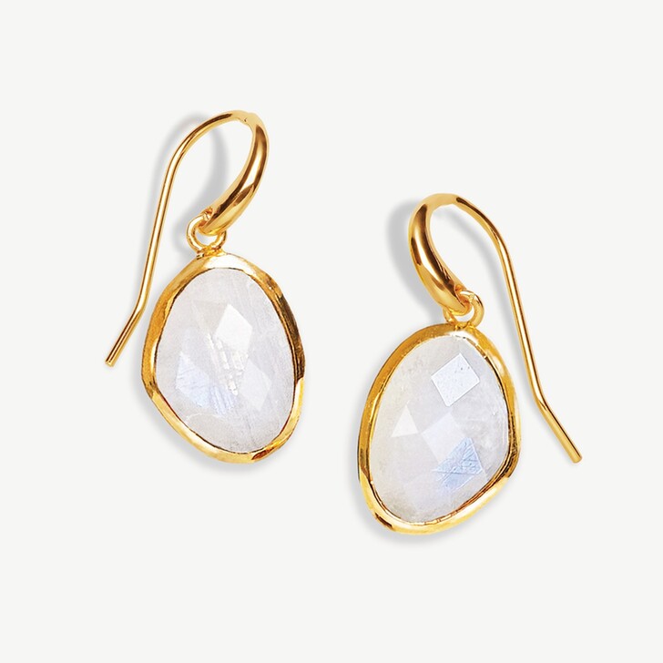 Ivory and Co Maldives Gold Gemstone Earrings