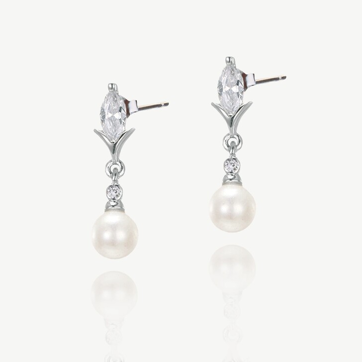 Ivory and Co Malmo Pearl Drop Earrings