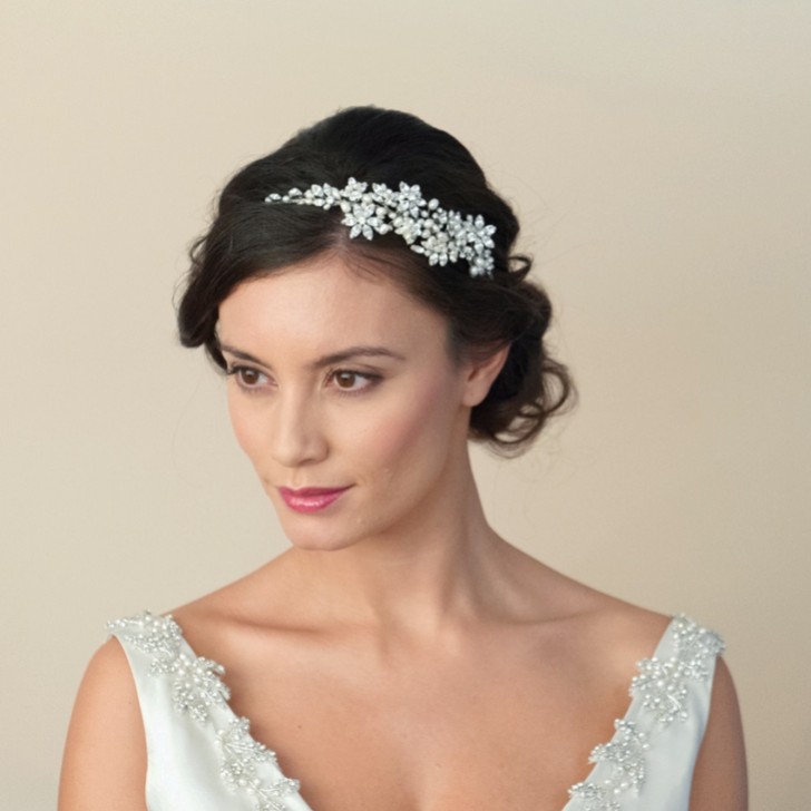 Ivory and Co Opaska na głowę Dior Crystal Blossom and Pearl