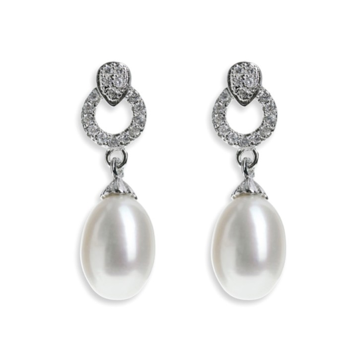 Ivory and Co Pendientes de perlas de Estocolmo
