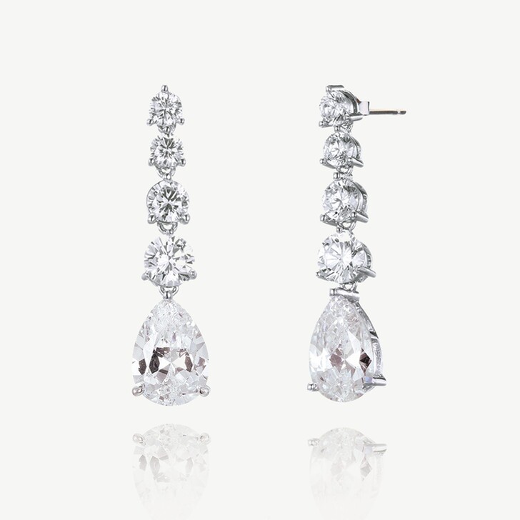 Ivory and Co Porto Crystal Drop Earrings