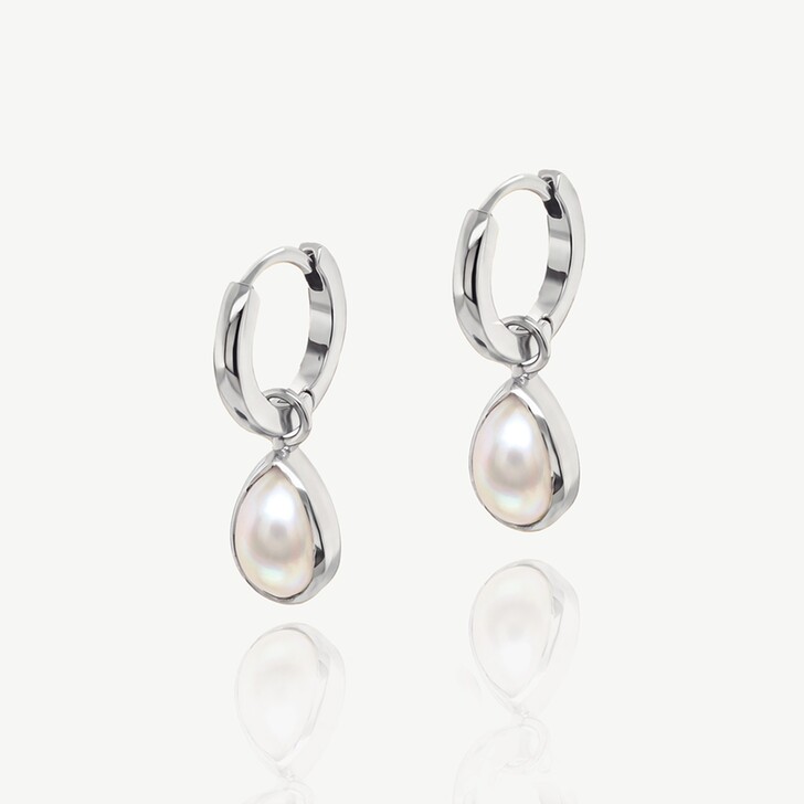 Ivory and Co Santorini Pearl Charm Earrings